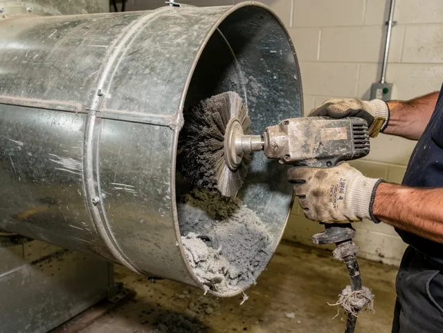 Industrial-grade dryer vent cleaning by Holbrook Dryer Vent Cleaning in Holbrook