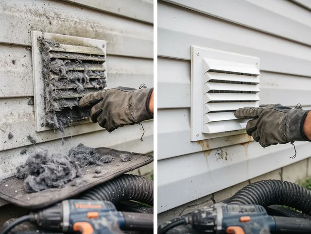 Residential dryer vent cleaning by Holbrook Dryer Vent Cleaning in Holbrook